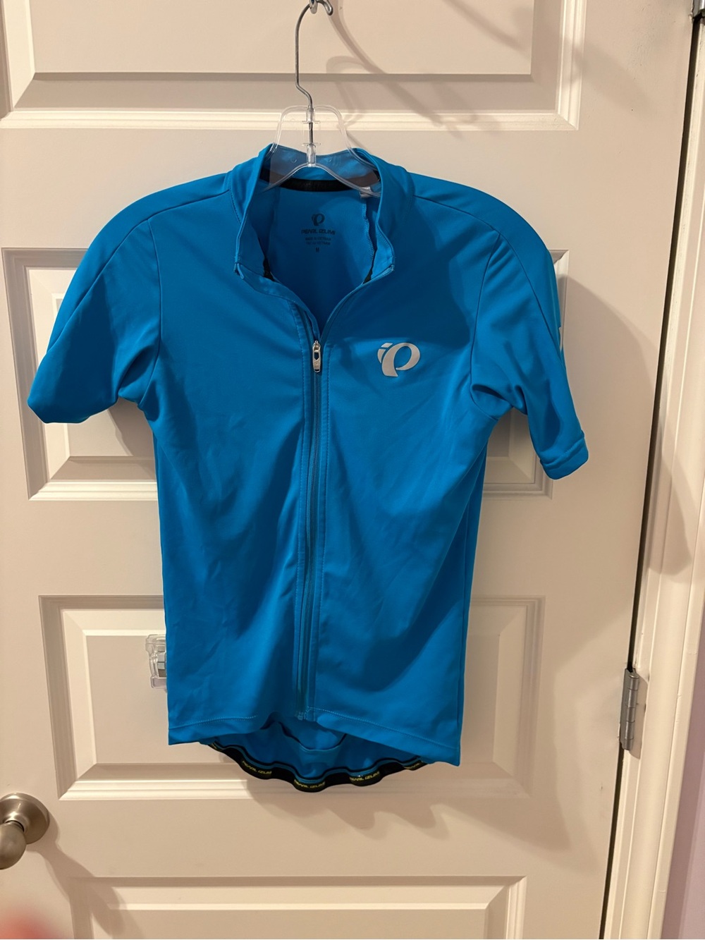 Pearl Izumi Cyan Blue Short Sleeve Cycling Jersey
